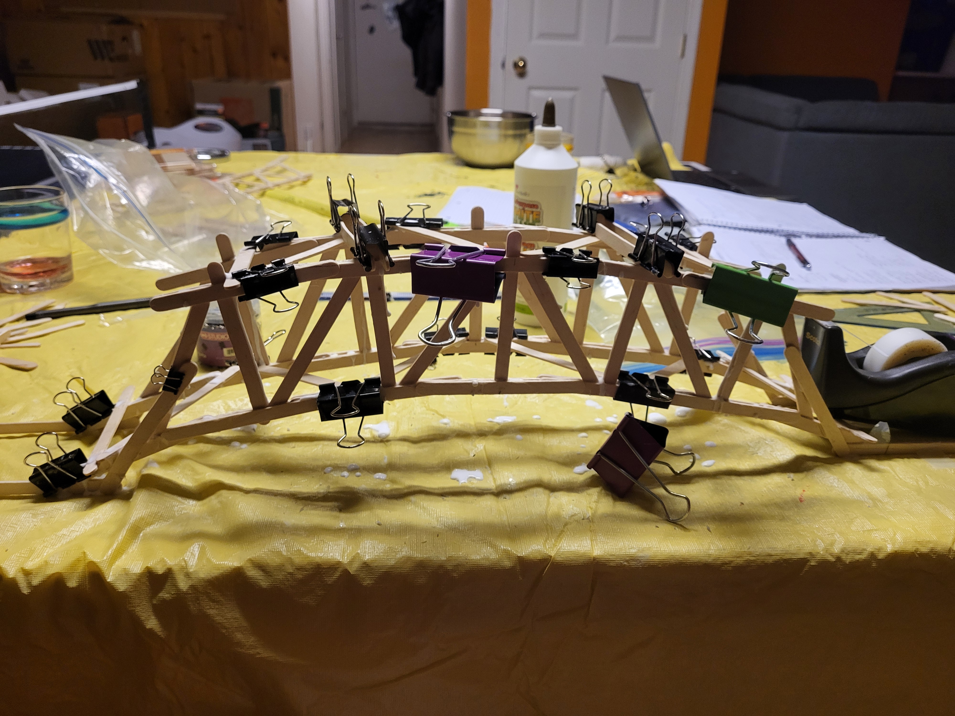 Bridge during final construction.