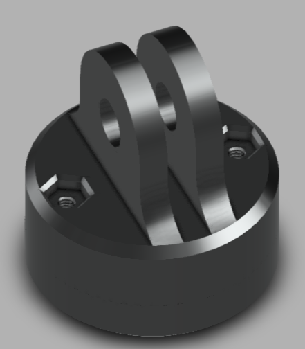 Adapter concept for mounting Insta360 and GoPro systems