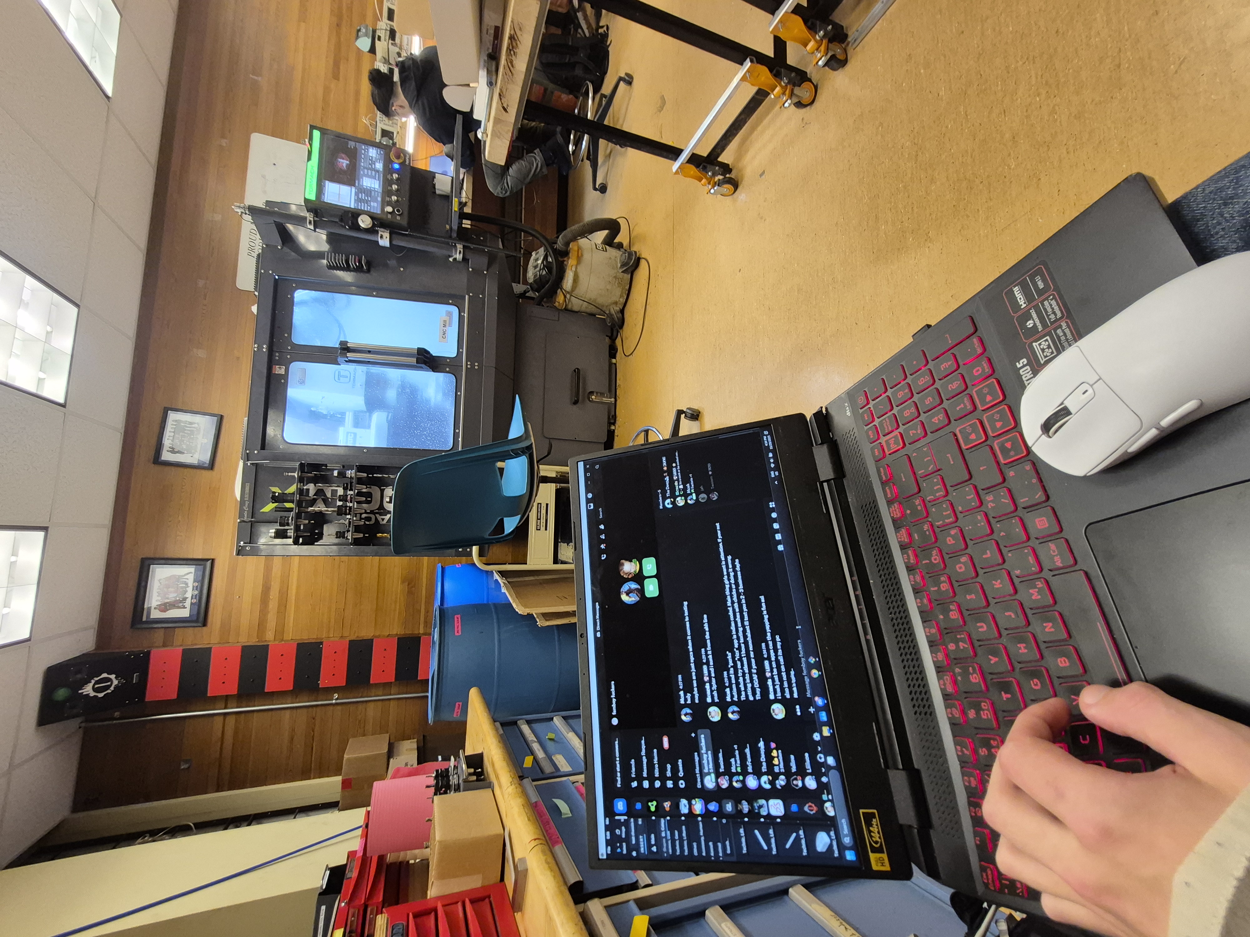 Overseeing machining process for tie rod tab parts.