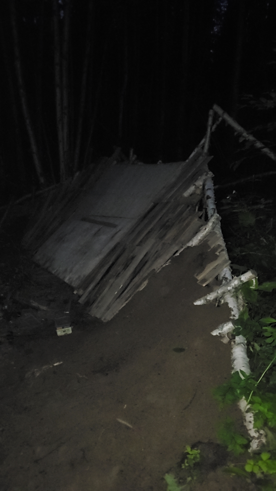 Completed wallride at night.