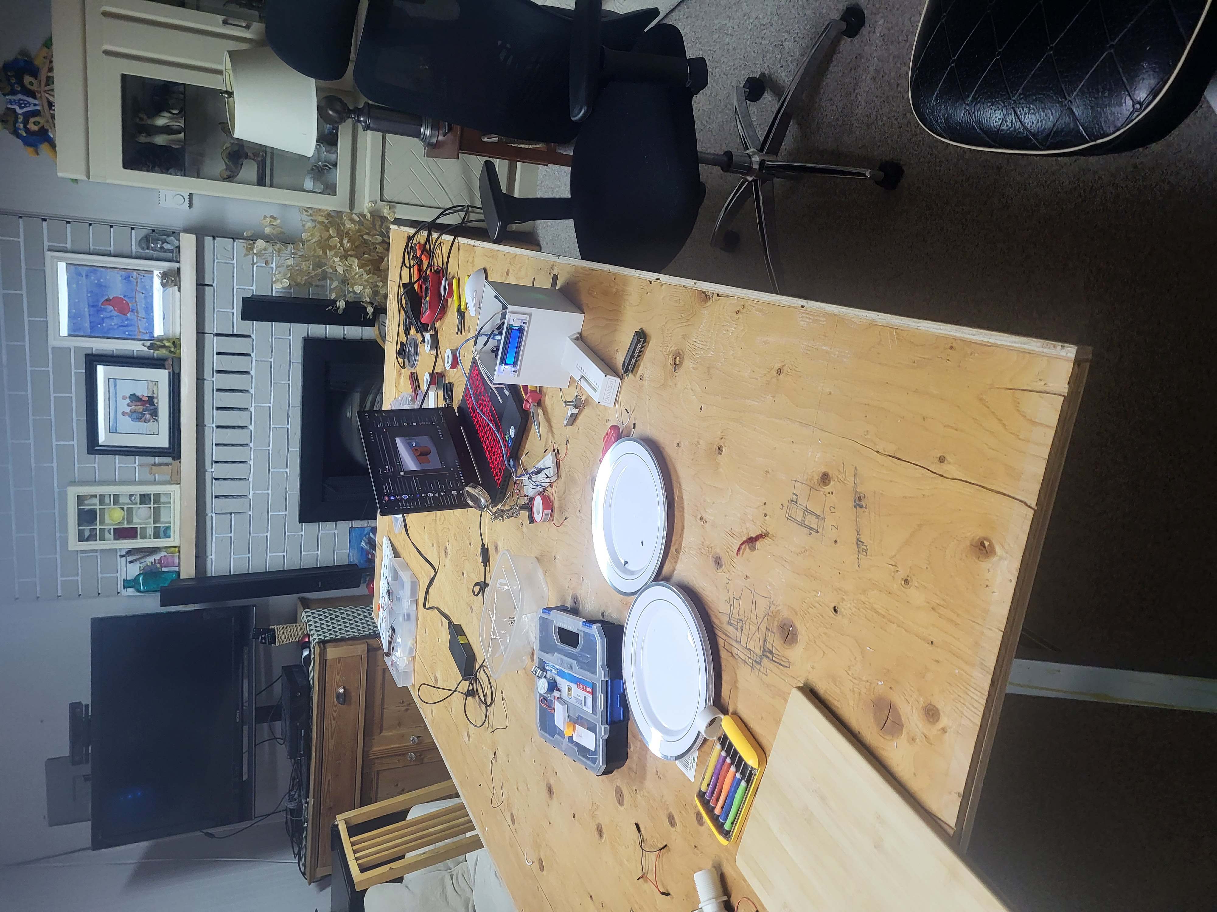 Prototype and testing setup workbench